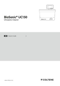 Whaledent Biosonic UC150 Ultrasonic Cleaner – Archer Dental