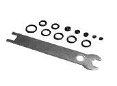 Forest/Unic o-ring kit. m/fastnøkkel for ventil