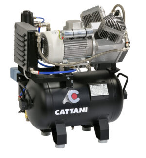 Cattani kompressor m/tørke. 2 syl. 230V. 1~