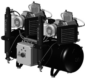 Cattani kompressor f. CAD CAM. AC 610 400V 330 l/min v 8 bar