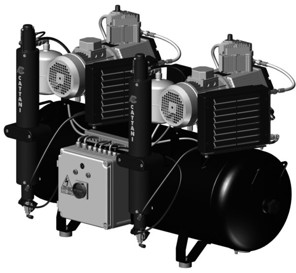 Cattani kompressor f. CAD CAM. AC 610 400V 330 l/min v 8 bar