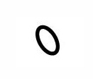 O-ring (liten) for MULTIflex adapter. Quattrocare. 3,8×1,1