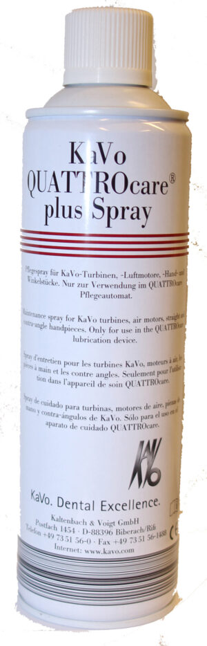 Kavo Quattrocare Plus sprayolje. 6 fl. x 500ml.