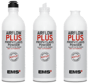 EMS AirFlow PLUS pulver 14µm – 4 x Alum. flaske à 400g