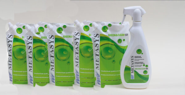 Metasys Green & Clean SD startsett (5 x 750ml + sprayflaske)