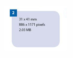 Dexis/Kavo/Soredex Fosforplate str. 2, Type IDOT (31x41mm).