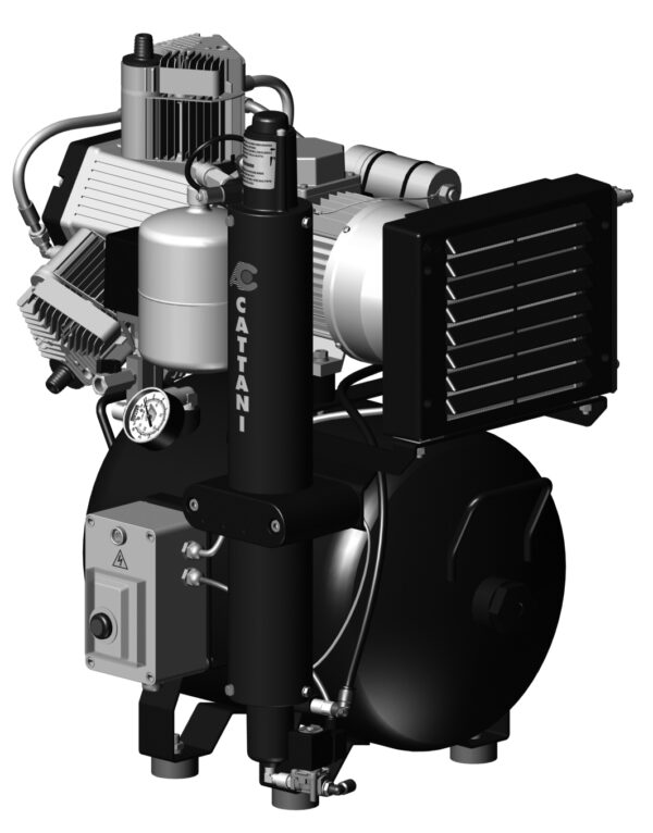 Cattani kompressor f. CAD CAM. AC 310 400V 165 l/min v 8 bar