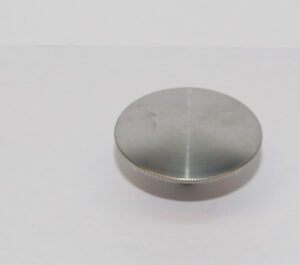 UNIC rund metall-cap (m/innv gjenger)  for fonteneskål