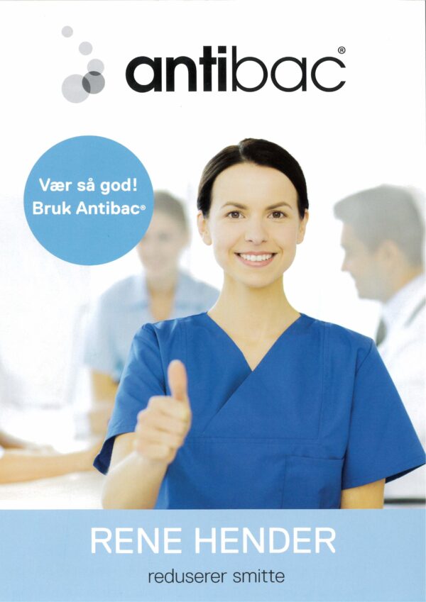 Antibac gulvstativ Grå stål - Bilde 9