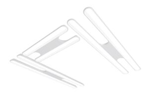 D-Tec Brite U. LED armatur inkl. dimmer m/fj.kontroll.