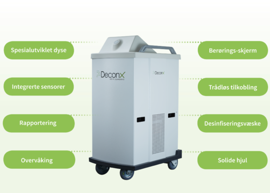 Read more about the article Desinfeksjon av rom med Decon-X