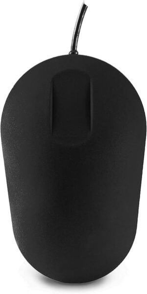 Hygienisk Purekeys mus. Med USB kabel. Farge: Svart